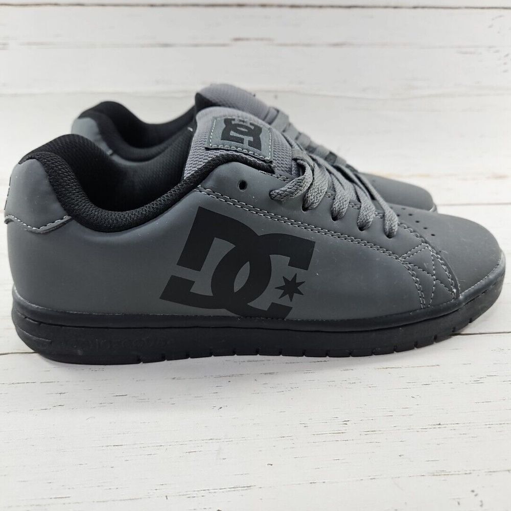 DC Shoes Gaveler Low Top Skate Sneakers Mens Size 8.5 Pewter Gray Black - Picture 3 of 10